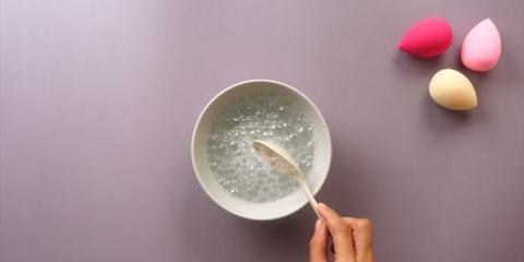 Rengöring av en beauty blender