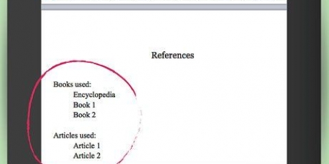 Att skriva en bibliografi