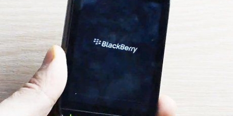 Återställ en blackberry