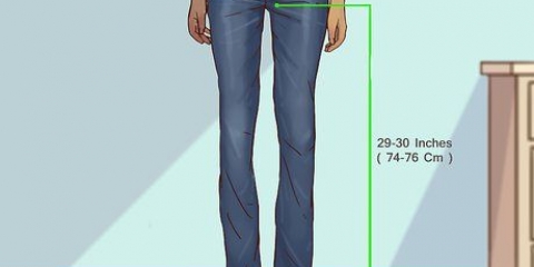 Bär en bootcutjeans