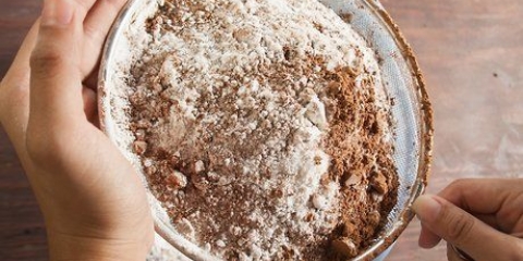 Att göra en chokladkaka