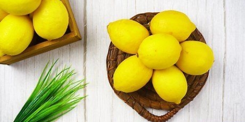 Skär en citron