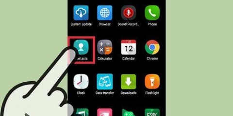 Ta bort en kontakt på en android-enhet