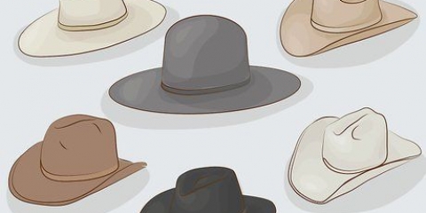 Bildar en cowboyhatt