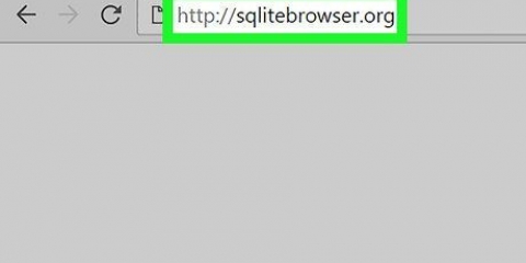Öppna en databasfil på en pc eller mac