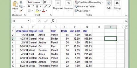 Skapa en databas från ett excel-kalkylblad