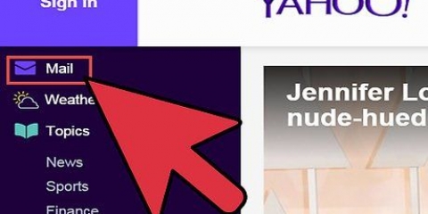 Öppna ett mejl