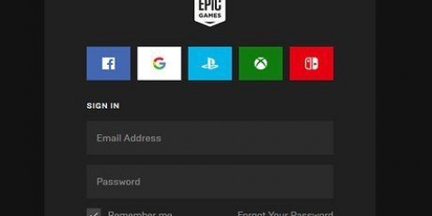 Hitta ett epic games-konto