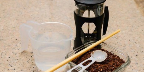 Göra en espresso med en kafé