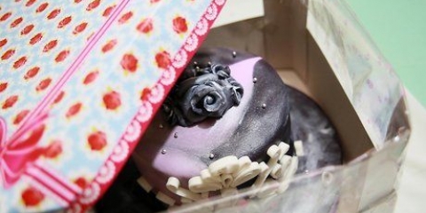Förvaring av en fondantkaka