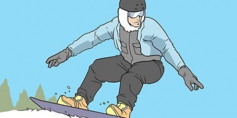 Gör en frontside 360 ​​på en snowboard