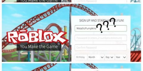 Att välja ett användarnamn för roblox