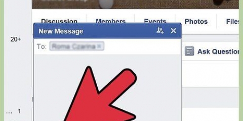 Starta en konversation med en tjej på facebook