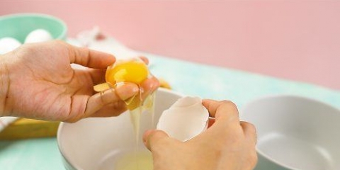 Att göra en ansiktsmask med ägg