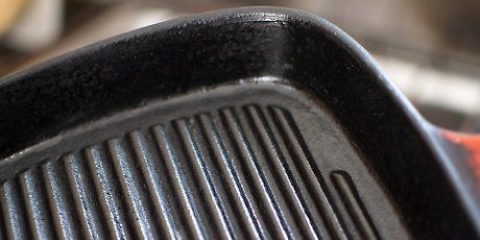 Använda en grillpanna