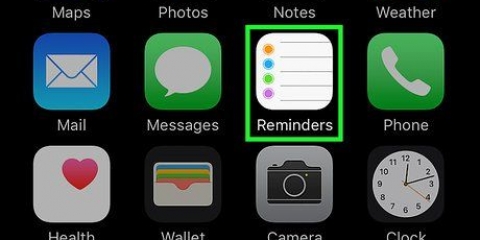Lägg till en påminnelse på en iphone