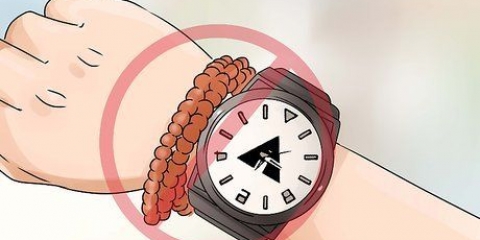 Ha på sig ett armbandsur