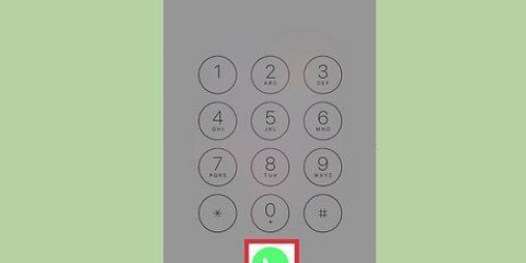 Parkera ett iphone-samtal