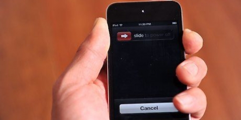 Startar om en ipod touch