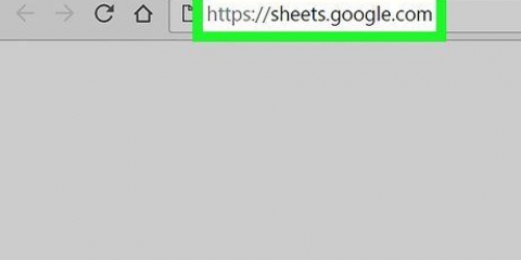 Skapa en rubrik i google sheets på en pc eller mac