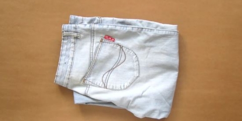 Att göra shorts av jeans