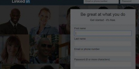 Skapa ett linkedin-konto
