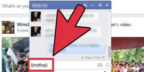 Höjer ett långfinger på facebook