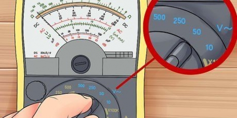 Läser en multimeter