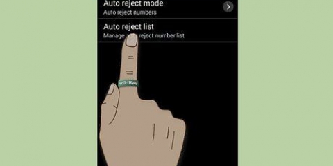 Blockera ett nummer i android