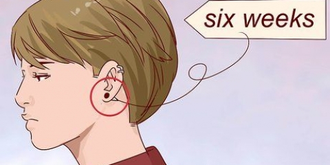 Göm en piercing i öronen
