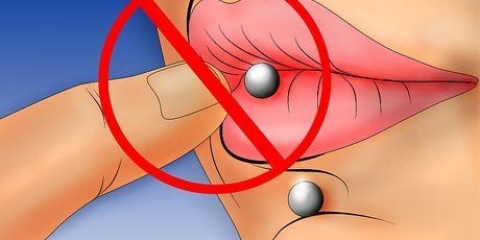 Rengör en piercing