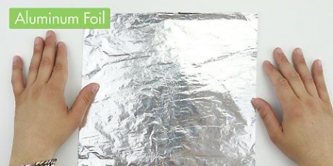 Att göra ett rör av aluminiumfolie