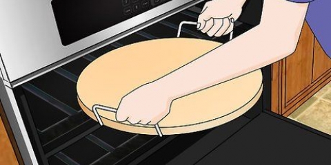 Använda en pizzasten