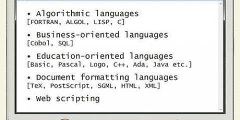 Att lära sig ett programmeringsspråk