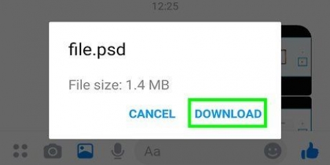 Öppna en psd-fil på en android