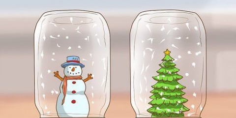Att göra en snöglob i en burk