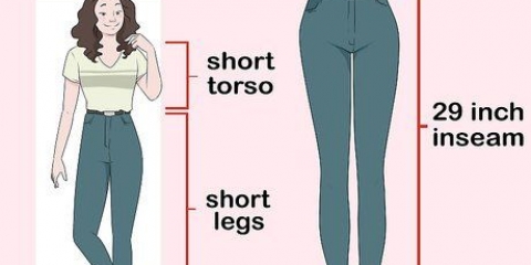 Bär jeans med hög midja