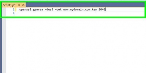 Installera ett ssl-certifikat