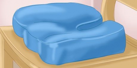 Använda en coccyx kudde