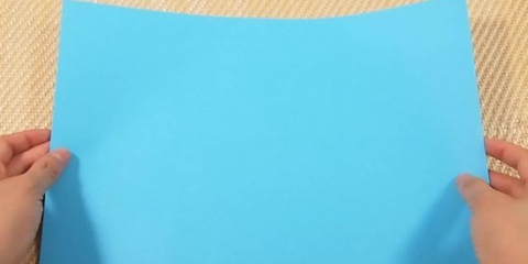 Vik ett papper i tre lika delar