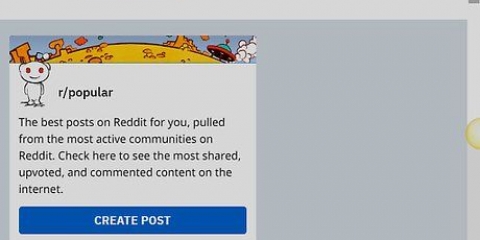 Skapa en subreddit