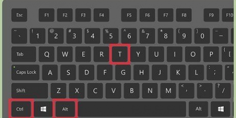 Öppna ett terminalfönster i ubuntu