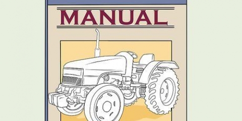 Underhålla en traktor