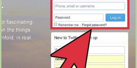 Inaktivera ett twitter-konto