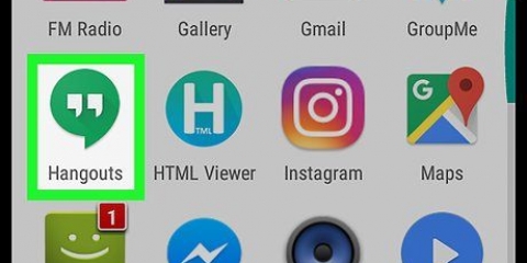 Ring ett videosamtal på android