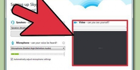 Ring ett videosamtal på skype