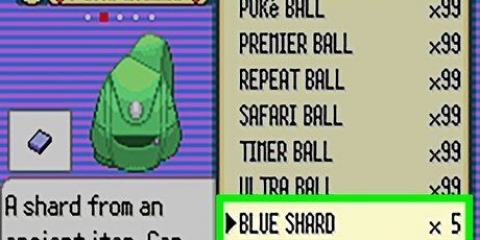 Få en vattensten i pokémon emerald