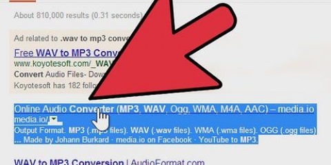 Konvertera en wav till mp3