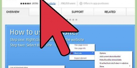 Blockera en webbplats i google chrome
