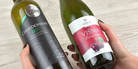Använda en vinflaska för att vattna en växt